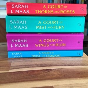 Barnes & Noble Sarah J. Maas Book Set - Red, Green, Purple, Blue